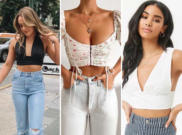 Come indossare i Crop Top - Fonte Pinterest - Moda e Immagine