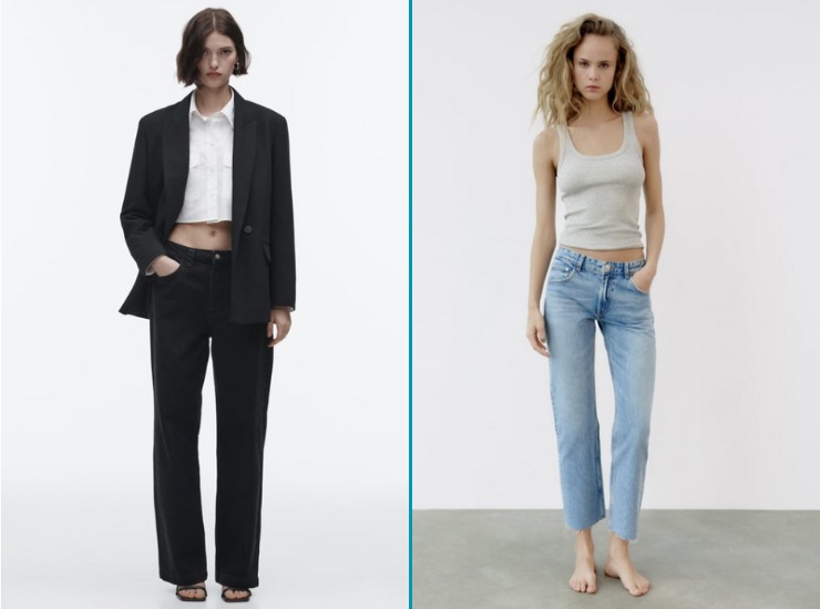 Come indossare i jeans boyfriend - Fonte Zara