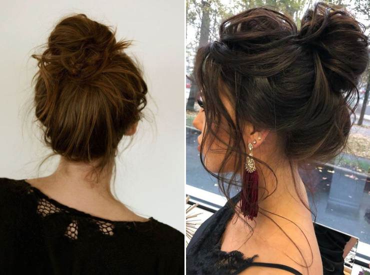 Messy Bun - Fonte Pinterest - Mode e Immagine