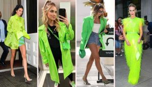 outfit verde fluo