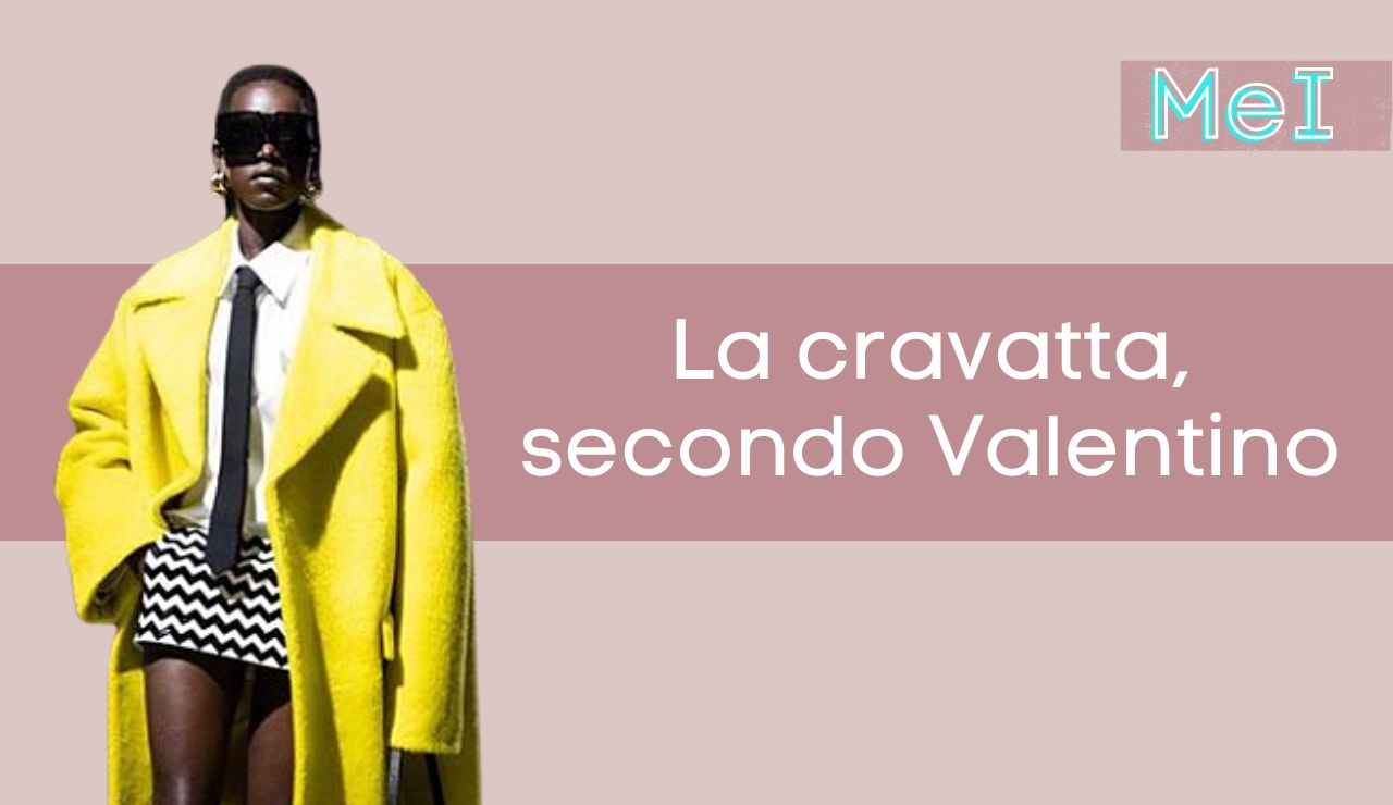 cravatta nera valentino collezione 2023