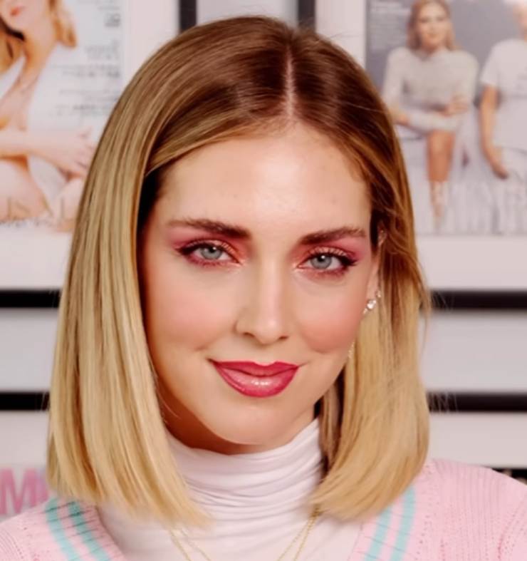 Chiara Ferragni nuovo trucco commenti 