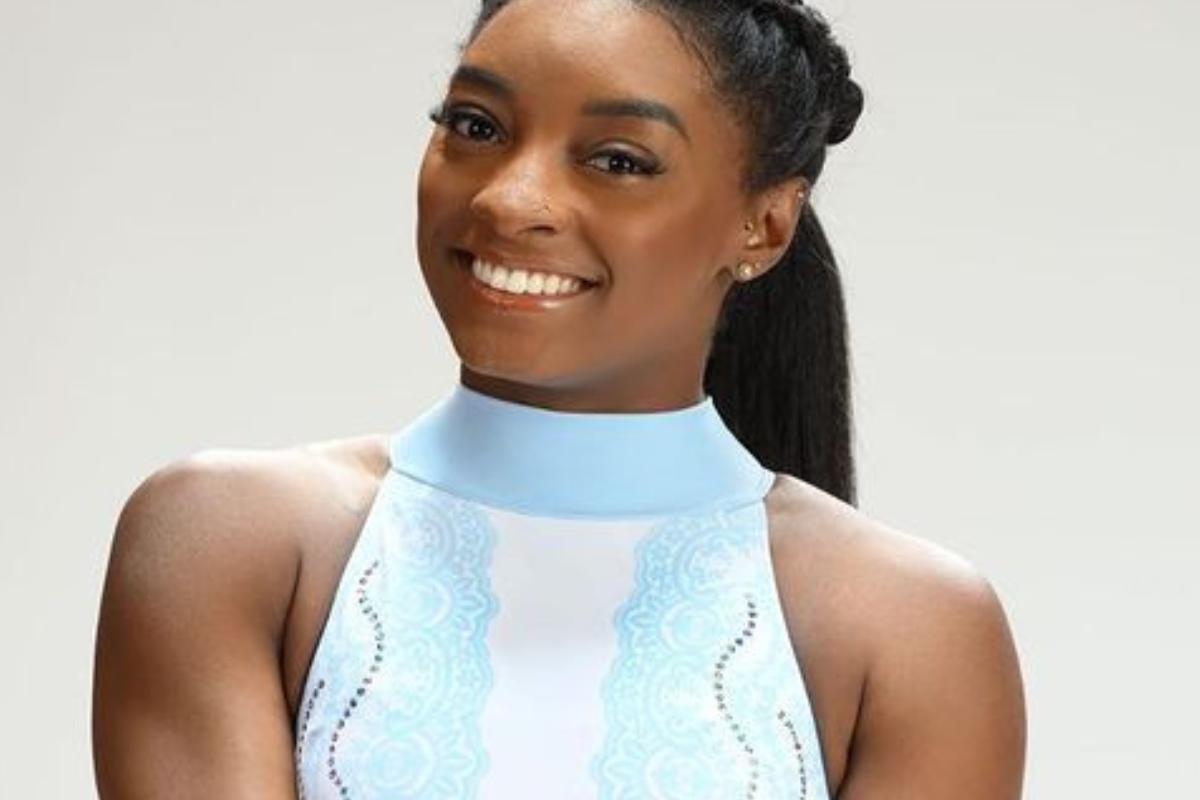 L'abito da sposa di Simone Biles 