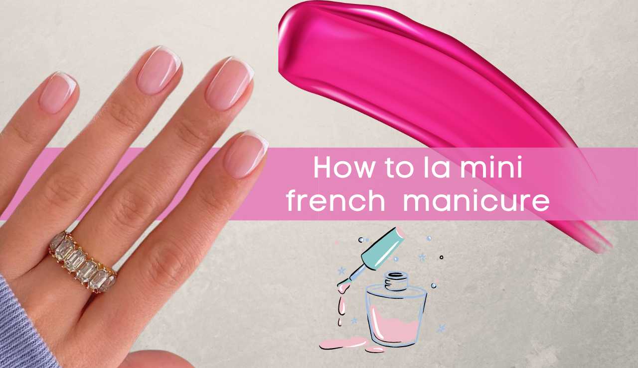 mini frech manicure