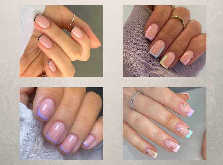 Mini french manicure 