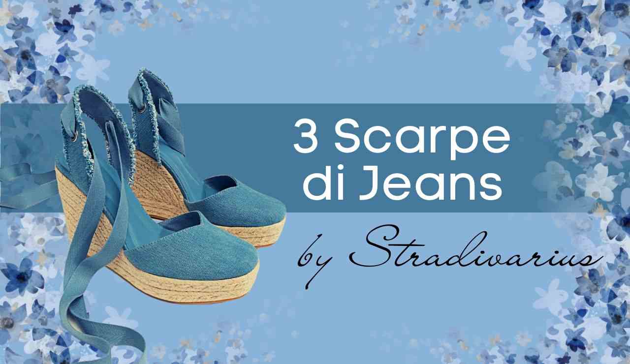 scarpe jeans stradivarius