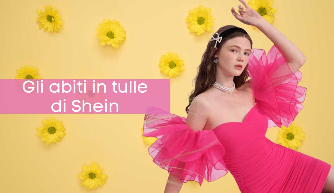 abiti in tulle shein