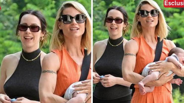 Aurora Ramazzotti e Michelle Hunziker sorridenti