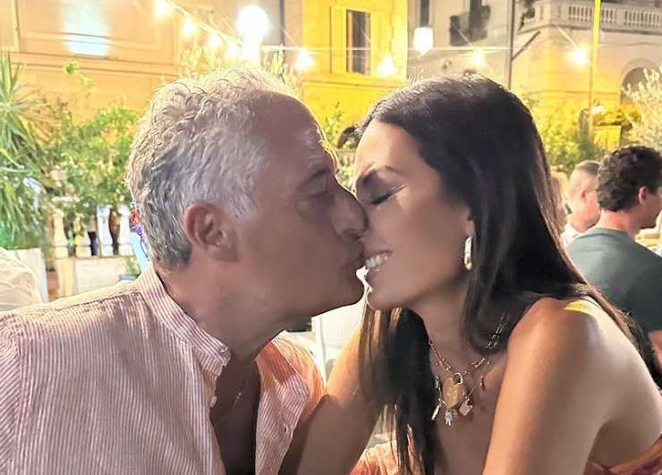 Elisabetta Gregoraci e padre