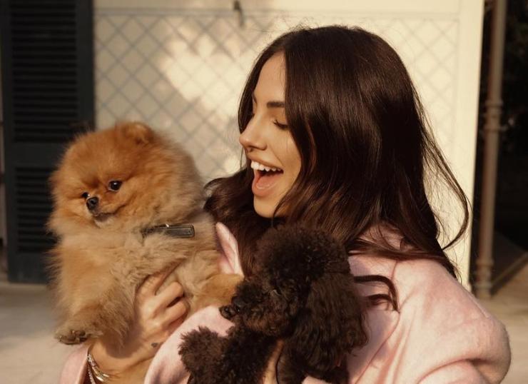 Giulia De Lellis con il cagnolino