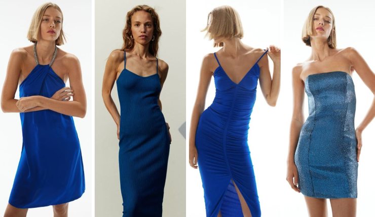 abiti blu h&m estate 2023 - modaeimmagine.it