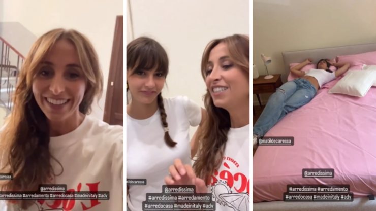 Benedetta Parodi e figlia Matilde sorridenti