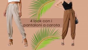 Pantaloni a carota