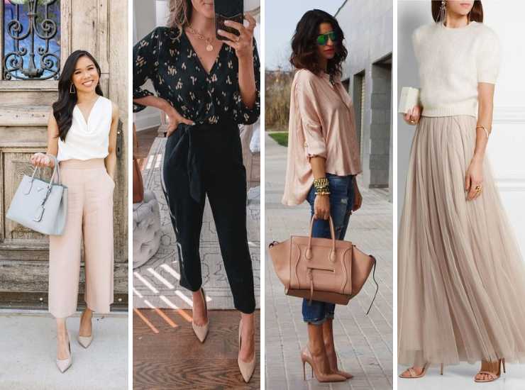 outfit scarpe nude - modaeimmagine.it