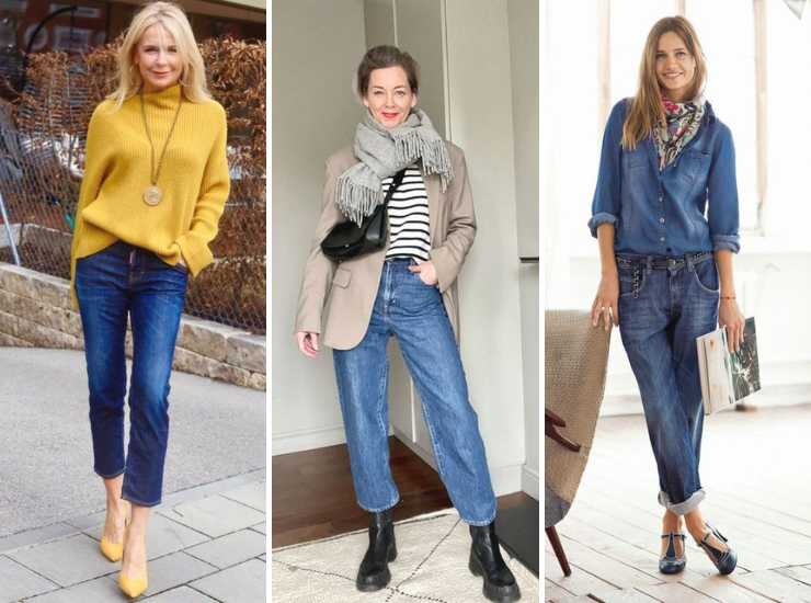 jeans over 50 outfit- modaeimmagine.it