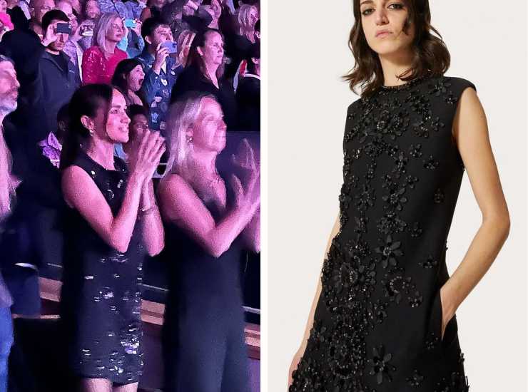 meghan markle outfit tubino nero - modaweimmagine.it