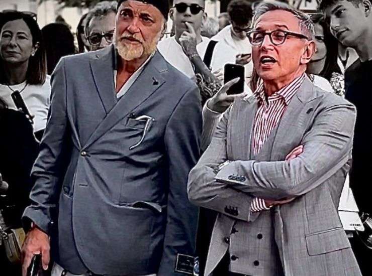 Bruno Barbieri e il suo stilista Gabriele Pasini 