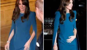 L'abito mantello di Kate Middleton