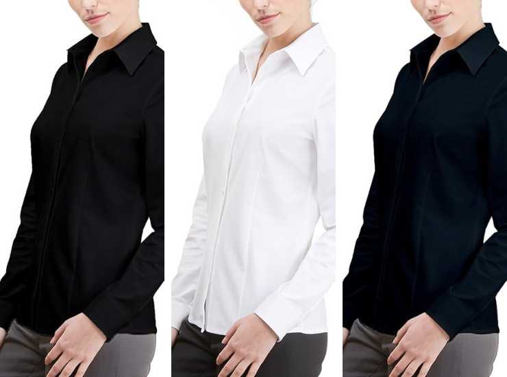 camicia no iron donna amazon - modaeimmagine.it