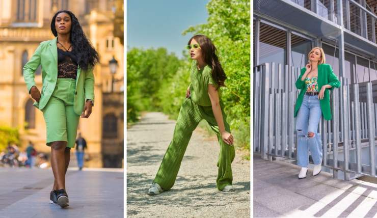 outfit colore verde